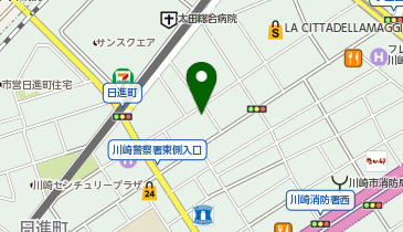 Men&rsquo;s hair salon First 川崎店の地図画像