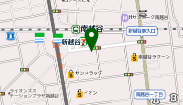 Agu hair royce新越谷店の地図画像