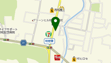 Agu hair novem大分明野店の地図画像