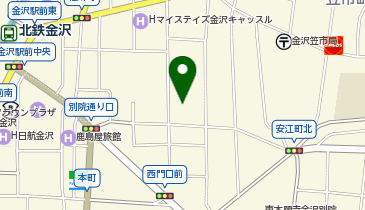Agu hair rupia 金沢店の地図画像
