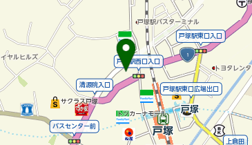 Agu hair beyond 戸塚店の地図画像
