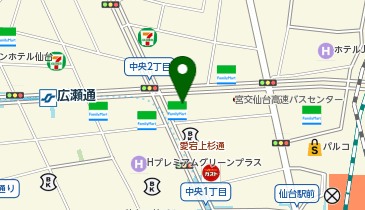 Agu hair daisy 仙台駅前店の地図画像
