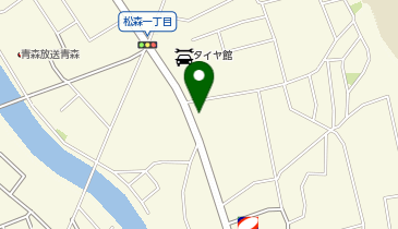 Agu hair uni青森中佃店の地図画像