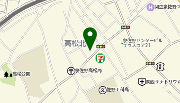 Agu hair port泉佐野店の地図画像
