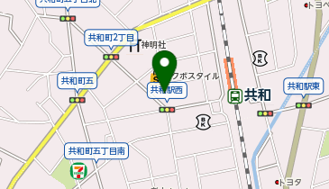 Agu hair chic共和店の地図画像
