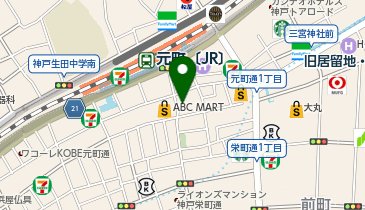 Agu hair scene 元町店の地図画像