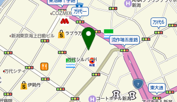 Agu hair walm万代店の地図画像