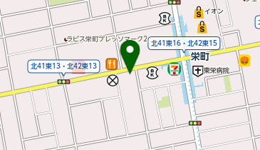 Agu hair brio 札幌栄町店の地図画像