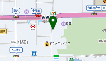 Agu hair carino近鉄奈良東向き商店街店の地図画像
