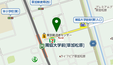Agu hair latti獨協大学前店の地図画像