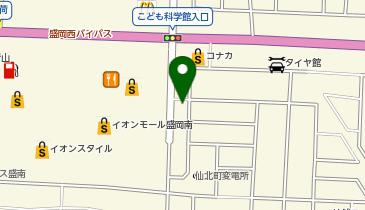Agu hair fran 盛岡本宮店の地図画像