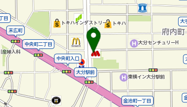 Agu hair kahala大分駅前店の地図画像