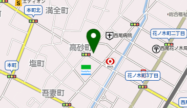 Agu hair neon西尾店の地図画像