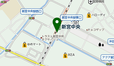 Agu hair legate新宮中央店の地図画像