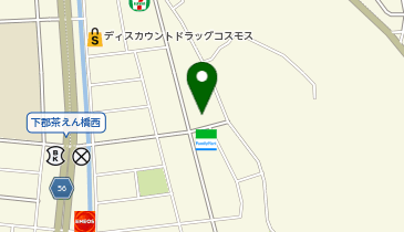 Agu hair fate下郡店の地図画像