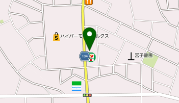 Agu hair maison 伊勢崎店の地図画像