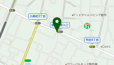Agu hair ttysark 調布店の地図画像
