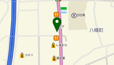 Agu hair lona 白石バイパス店の地図画像