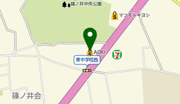 Agu hair raffy篠ノ井店の地図画像