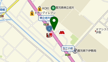 Agu hair mars伊敷店の地図画像