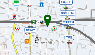 Agu hair clarus布施駅前店の地図画像