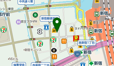 Agu hair SHINJUKU新宿西口店の地図画像