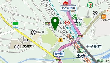 Agu hair natural王子店の地図画像