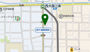 Agu hair road西院店の地図画像