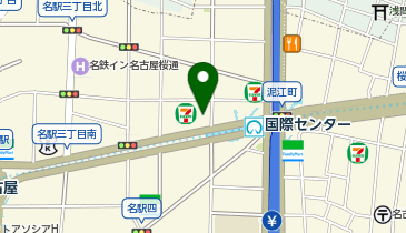 Agu hair elle 名駅店の地図画像