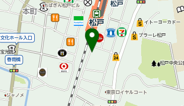 Agu hair pino 松戸店の地図画像