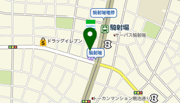 Agu hair riach 騎射場店の地図画像