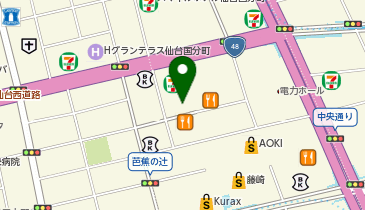 Men&rsquo;s hair salon First仙台店の地図画像