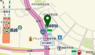 Agu hair panther長崎駅前店の地図画像