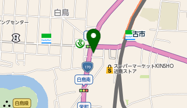 Agu hair place古市店の地図画像