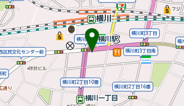 Agu hair Treful横川駅前店の地図画像