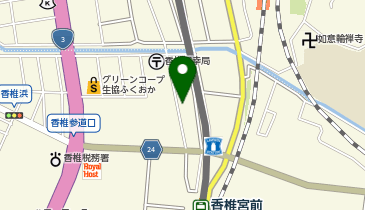 Agu hair reana香椎千早店の地図画像