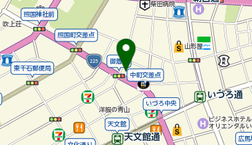 Agu hair current天文館店の地図画像