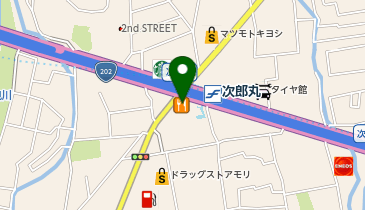 Agu hair bibi次郎丸店の地図画像