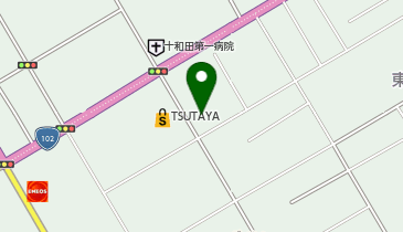 Agu hair oak十和田店の地図画像
