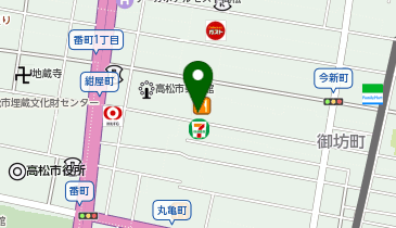 Agu hair chart 高松店の地図画像
