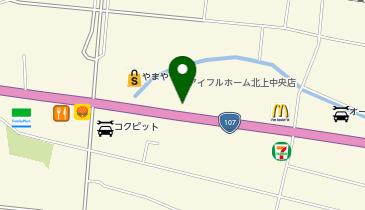 benji 北上店の地図画像