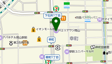 Agu hair robu 岡山店の地図画像