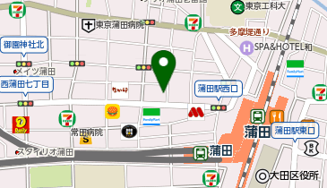 Agu hair march 蒲田店の地図画像