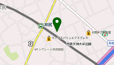Agu hair rei井尻店の地図画像