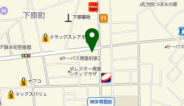 CODE.LINE宮崎店の地図画像