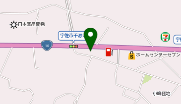CODE.LINE大分宇佐店の地図画像