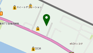 Agu hair es北斗店の地図画像