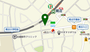 Agu hair calme鷺沼駅前店の地図画像