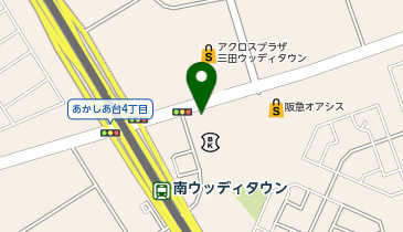 Agu hair woody三田ウッディタウン店の地図画像