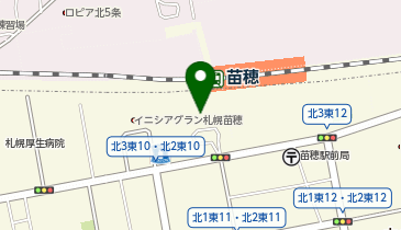 Agu hair guild苗穂南口店の地図画像